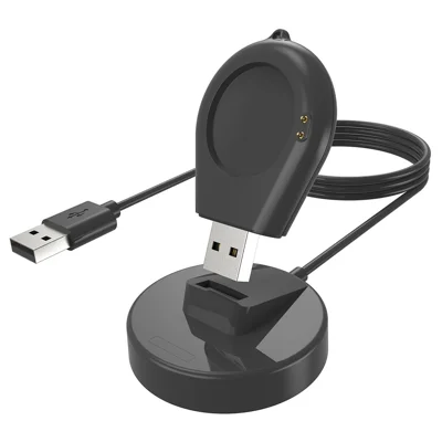 For Xiaomi Watch S3 / S2 46mm / S2 42mm / Watch 2 Pro Wireless Charger USB Charging Dock Station - Black