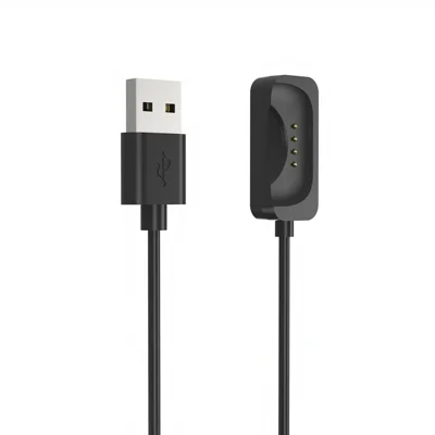 Magnetic Smart Watch Charger for Oppo Watch X 100cm Replacement Magnetic Watch USB Charging Cord - Black