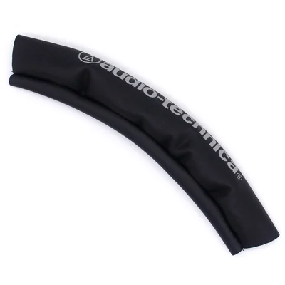 JZF-448 For Audio-technica ATH-M20X / ATH-M30 / ATH-M40 / ATH-M50X Headphone Head Beam Cover Headband Protective Sleeve - Black