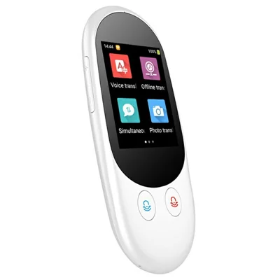 F1A Offline Translator Smart Photo  /  Simultaneous Translator Pen 2.4 inch HD Screen Multi-Language Translation Stick - White
