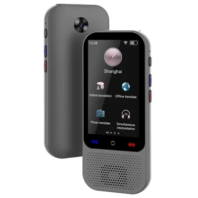 S80 PRO Traducteur AI Portable, 138 Langues, Traduction Vocale, 17 Langues Hors Ligne, Appareil de Traduction pour Voyage et Affaires