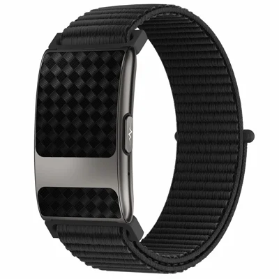 TK35 Pro Screenloze Smartband ECG Hartslag SpO2 Lichaamstemperatuur Gezondheidstracker IP68 Waterdicht - Zwart