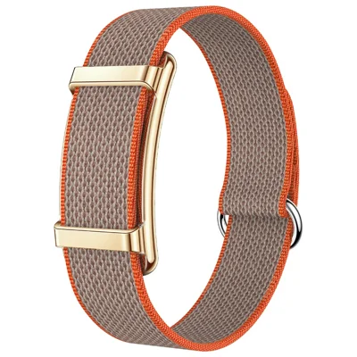NB2 Screenloze Smart Armband Hartslag Bloedzuurstof Gezondheidsmonitoring IPX8 Waterdicht Bluetooth 5.3 Fitnesstracker - Goud
