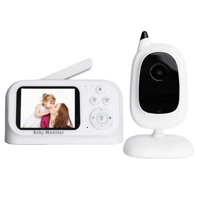 980 3.2-inch Video Baby Monitor 2 Way Audio Intercom Night Vision Wireless Camera - EU Plug
