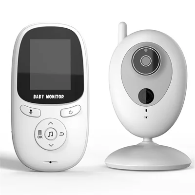 2.0-inch Night Vision Wireless Baby Monitor Room Temperature Monitor Intercom Camera - US Plug