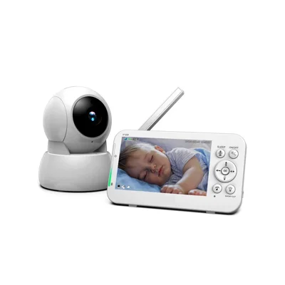 960 Baby Monitor 5-inch Wireless Digital Monitor Infrared Night Vision Two-way Intercom - US Plug