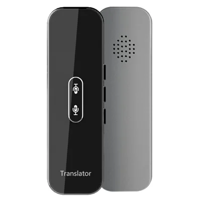 G6X Built-In 600mAh Battery Bluetooth-compatible 137 Languages Speech Translator for 8-Pin, Android - Grey