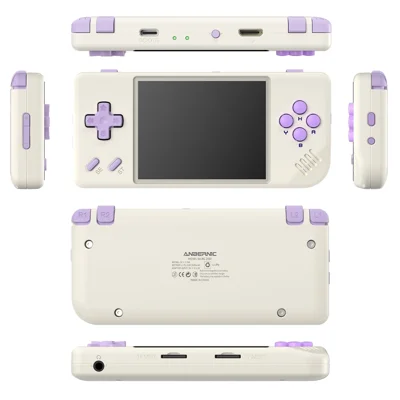 ANBERNIC RG28XX 64G Video Game Console Portable 2.83-inch IPS Screen Game Machine, without TF Card - Beige