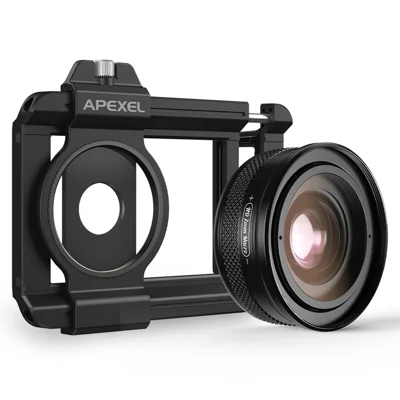 APEXEL APL-ZM100 F1.05 Large Aperture 10 - 20X Magnification Universal Macro Lens for Smartphones