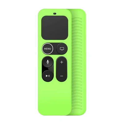 Y10 Soft Silicone Anti-drop Remote Controller Protective Case Cover for Apple TV 4K 4th/5th - Luminous Green