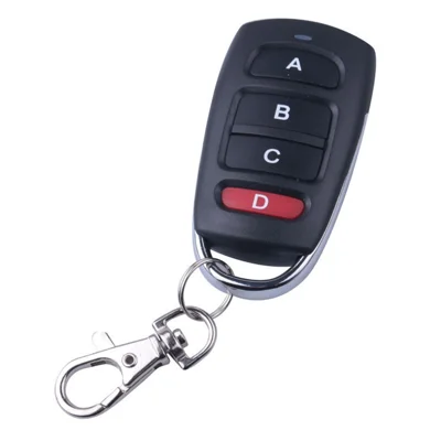 LZ-030 433MHz Universal Wireless Remote Control Copier Key Cloning 4 Botões Elétricos Portão da Garagem Porta Chave - ABCD