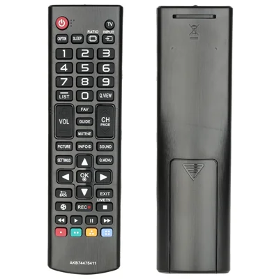 AKB74475411 Remote Control for LG TV 1-10m Range IR Infrared Ergonomic Wireless Replacement Handheld Controller