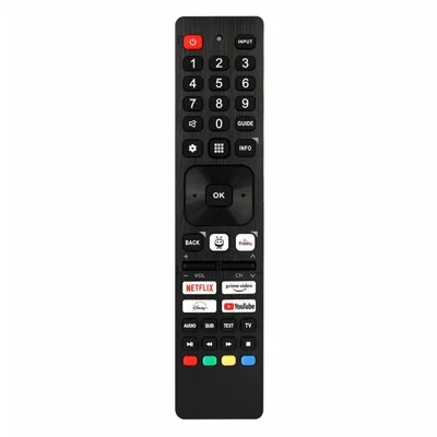 Mando a distancia RMC0155N para televisor Sharp, material ABS, alcance de 10 m, diseño ergonómico, controlador IR por infrarrojos de reemplazo