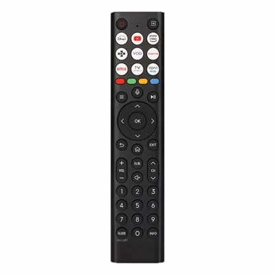 Mando a distancia ERF2K38H para televisión Hisense, alcance de 10 m, material ABS, controlador IR infrarrojo, reemplazo (sin función de voz)