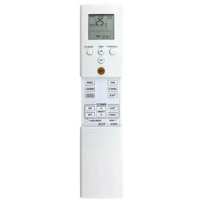 Mando a distancia AR-REB1E para aire acondicionado Fujitsu con pantalla LCD, alcance de 10 m, controlador ergonómico de reemplazo