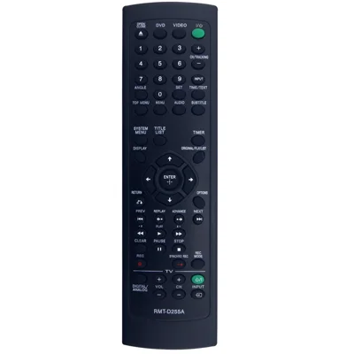 RMT-D255A IR Remote Control, 1-10m Range, 10m Unobstructed Reception, for Sony DVD Amplifiers