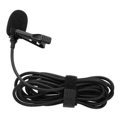 SUNNYLIFE MC490 Lavalier Lapel Wired Microphone for DJI Osmo Action 3 / 2 Omnidirectional Interview Studio Video Recording Mic with Type-C Cable