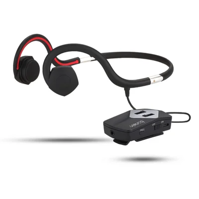 Cuffie BN-803 con Amplificatore per Udito, Cuffie Fissate con Conduzione Ossea, Cuffie Cablate per Sport, per Anziani
