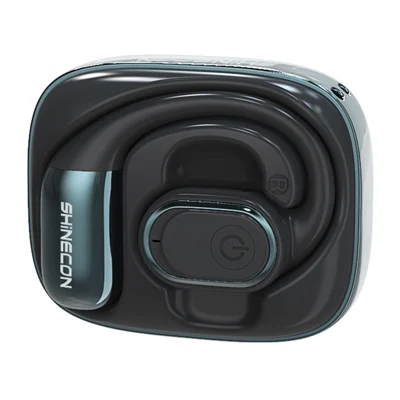 SHINECON X3 OWS Bluetooth-compatible Music Earphone Ear Hook Wireless Noise Reduction Headset - Black