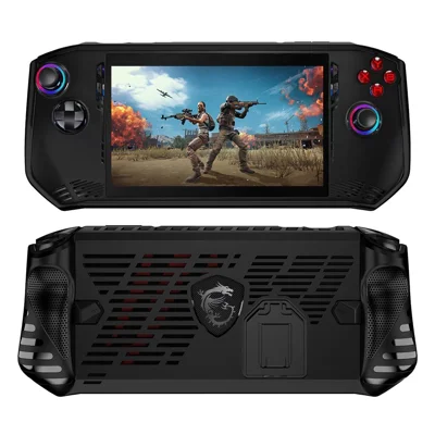 For MSI Claw TPU Case Handheld Game Console Protective Sleeve with Kickstand