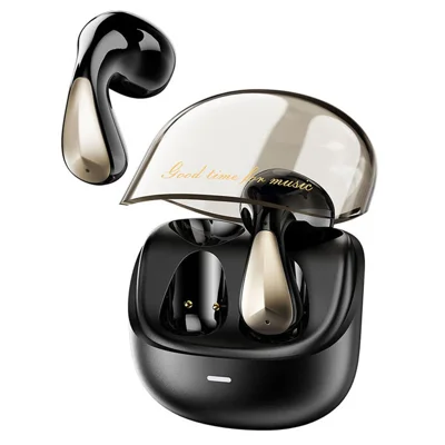 DUDAO U16Pro TWS Bluetooth-compatible Earphones Semi-In-Ear Wireless Sports Music Headset - Black