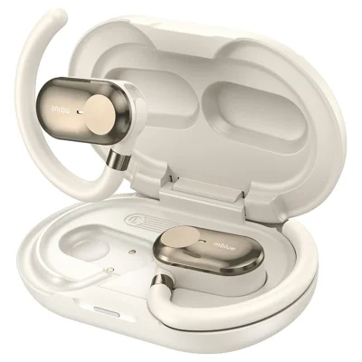 MBLUE H06 OWS Wireless Sports Earphones ENC Noise Reduction Bluetooth-compatible Headphones - Beige