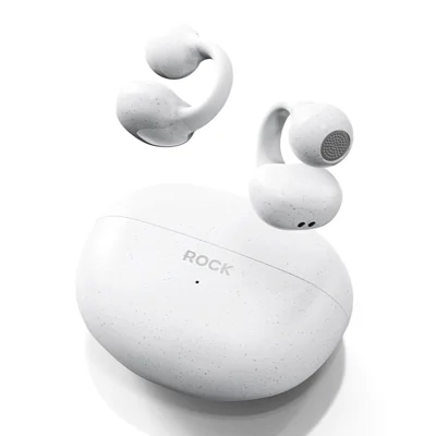 Bezprzewodowy zestaw głośnikowy ROCK EB500 z zaciskiem na ucho, słuchawki Bluetooth 5.4
