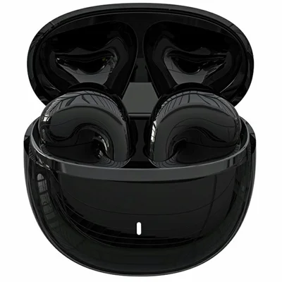 V350 Wireless Bluetooth-Compatible Earphone HiFi Sound Quality Touch Control Music Gaming Headset - Black