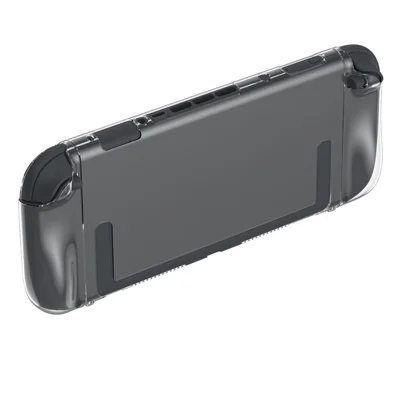 For Nintendo Switch 2 Protective Case Game Console Clear Anti Scratch TPU Cover with 6 Game Card Storage Slots