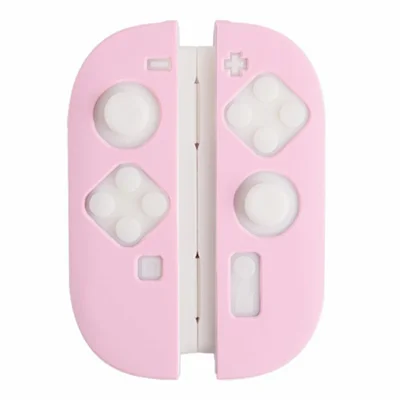 For Nintendo Switch 2 Controller Silicone Case Separate Design Shockproof Anti Drop Protective Cover - Pink
