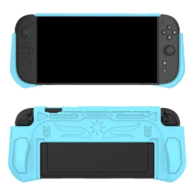 For Nintendo Switch 2 TPU Protective Case Full Coverage Game Console Shockproof Cover - Blue