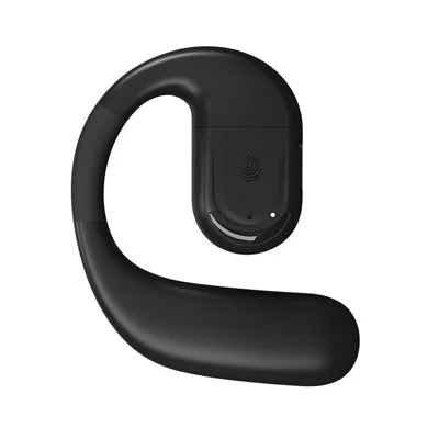 YJ78 Open Ear Earbuds Rotatable Single Ear Hook Sports Headphones Bluetooth-Compatible 5.4 - Black