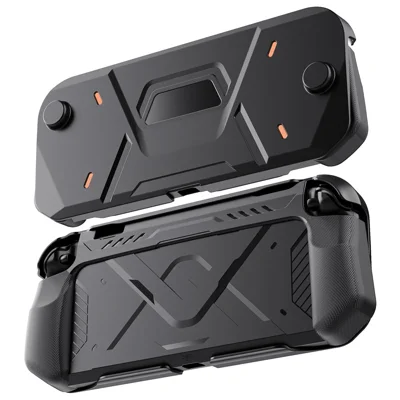 For Nintendo Switch 2 Protective Case Anti Drop TPU + PC Shell Cover - Black