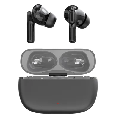 MAX50 Wireless Bluetooth-Compatible Headset Heavy Bass Active Noise Cancellation CVC Music Game Earphone - Black