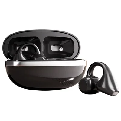 M88 Wireless Bluetooth-klipøretelefoner med stereo lyd, IPX4 svedbestandige sportssæt - Sort