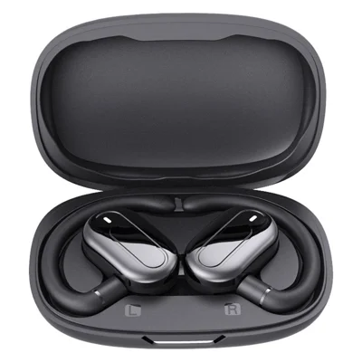 Open Ear Wireless Earbuds Bluetooth-Compatible 5.4 Headphones for Outdoor Running Sports Stereo - Black