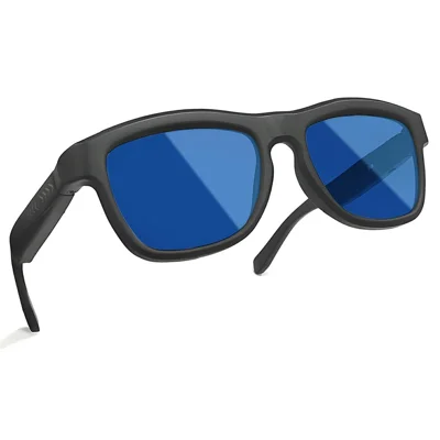 GV-90 AI Translation Smart Glasses Touch Color Changing Lens HD Audio Bluetooth-compatible Music Eyeglasses - Blue