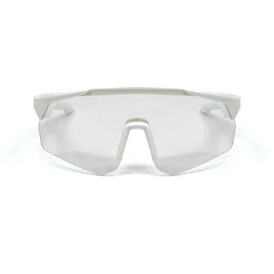 QY-Pro2 Outdoor Sport Fiets AI-vertaling Bluetooth-compatibele Bril Muziek Oproep Smart Eyewear - Wit Montuur / Kleurveranderende Lens
