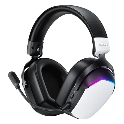 ACEFAST H11 Low Latency Gaming Headset Bluetooth-kompatibla Trådlösa Över-öronhörlurar med Avtagbar Mikrofon