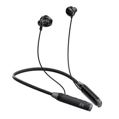 DUDAO U5Max Neckband Bluetooth-compatible Earphones 100H Playtime Sports Wireless Noise Cancelling Earbuds for TF Card
