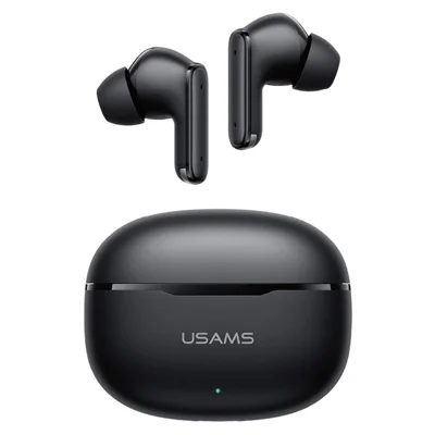 USAMS Echo E05 In-Ear Wireless Earphones Stable 13mm Dynamic Driver Headphones - Black