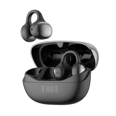BUDI EP68B Trådløse Open Ear Bluetooth-hovedtelefoner ENC støjreduktion Clip Ørepuder