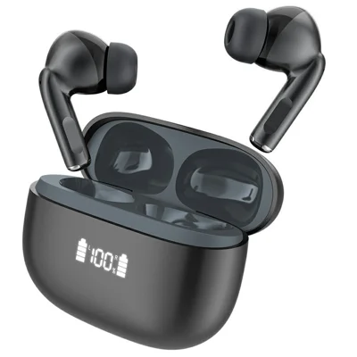 CELEBRAT W72 ANC + ENC Noise Cancelling Bluetooth-compatible 5.4 Earbuds HiFi Audio In-Ear Wireless Earbuds - Black