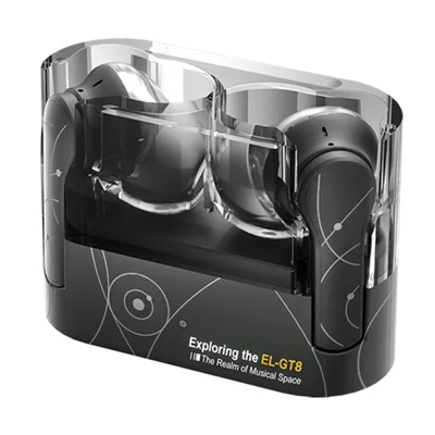 EL-GT8 Bluetooth-compatible In-Ear Music Earbuds for Outdoor Sports ENC Noise Reduction Low Latency Gaming Earbuds - Black