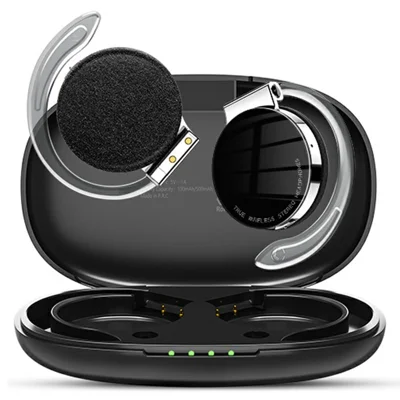 F2 OWS Earphones Wireless Sports Over Ear Headphones Noise Cancelling with Microphone For Running - Black