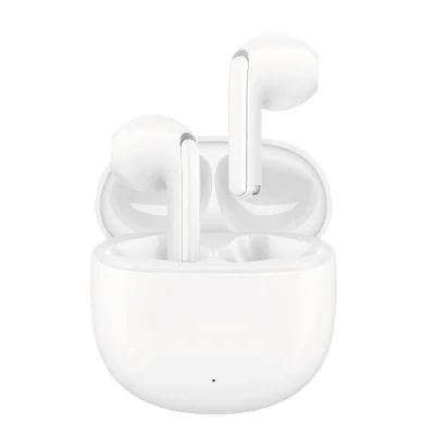 JOYROOM JR-FB1 AI-översättning Bluetooth 6.0 TWS-headset med brusreducering och låg latens för gaming – Vit