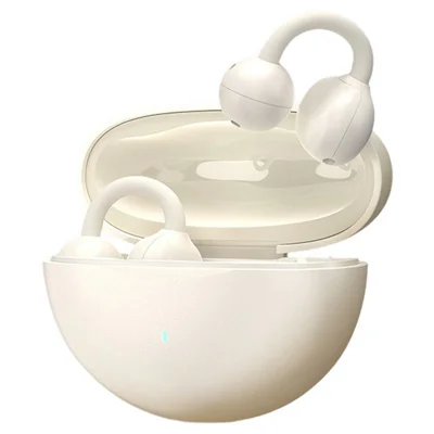 ERAZER EX01 klämmbara Bluetooth-kompatibla öronsnäckor, öppna trådlösa öronsnäckor för motion - Beige