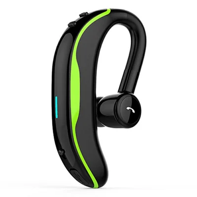 F600 trådløs Bluetooth-kompatibel ørekløbeøretelefon med 200 timer standby og 18 timers samtaletid, hænderfri køre-, forretnings- og sportsheadset - Grøn