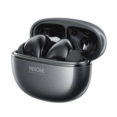 WEKOME WS-33 Drahtlose Bluetooth-kompatible Ohrhörer 13-mm-Treiber Hi-Fi-Audio Touch-Control In-Ear-Kopfhörer für Musik - Schwarz
