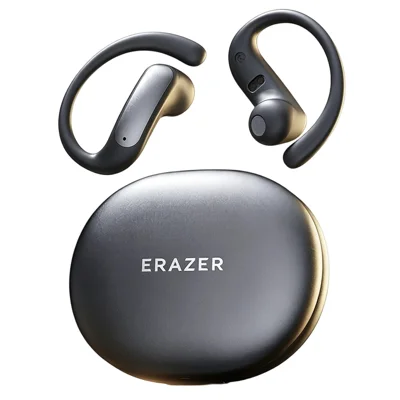 ERAZER ER238 Wireless Open-Ear Earbuds Bluetooth-compatible V6.0 Sports Earphones 4-5H Playtime Touch Control - Black